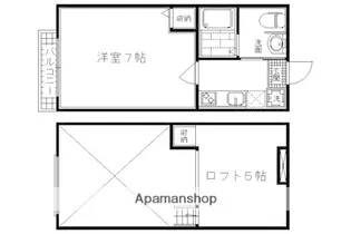 STABLE三条大宮【105号室】の間取り