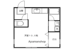 米田ビル【403号室】の間取り