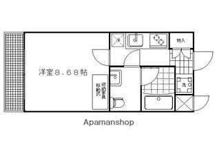 エクセレント二条城北【212号室】の間取り