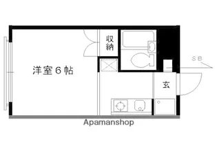 カルトンハイツ【101号室】の間取り