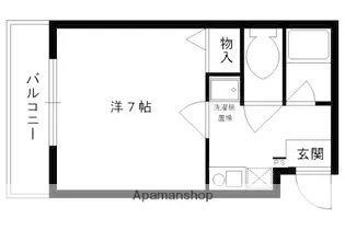 ポルトボヌール【305号室】の間取り