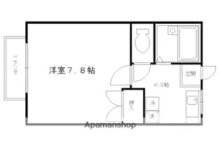 メゾン山喜【D-3号室】の間取り