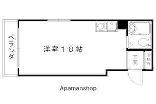 京都府京都市北区衣笠赤阪町【マンション】の間取り