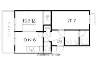 ピアレス千本【2階】の間取り