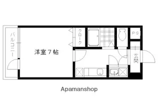 グリーンヒル紫明【305号室】の間取り
