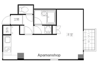 サンフローラ丸太町【1105号室】の間取り