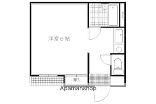 アーバンハウス北西【401号室】の間取り