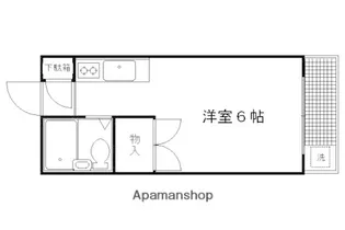 コーポ脇【306号室】の間取り