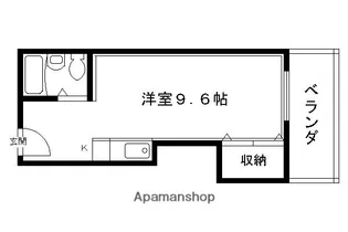 ルミエール蘭【1階】の間取り