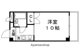 メゾン二葉【203号室】の間取り
