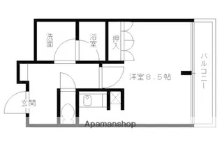 アーバネックス北大路【202号室】の間取り