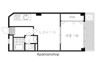 北野ハイツ【5階】の間取り