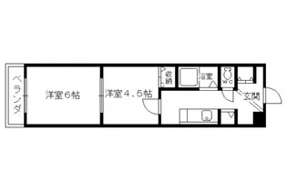 プライムシティ西陣【3階】の間取り
