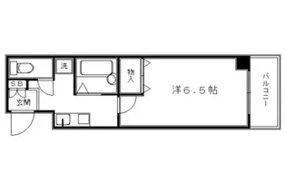 シルクハウス一条【306号室】の間取り