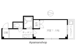 ハイツ中御門【3階】の間取り