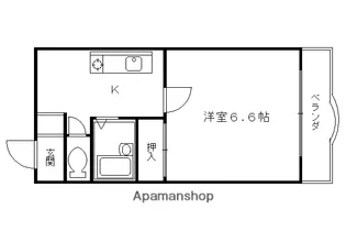 セントポーリア丸太町【307号室】の間取り