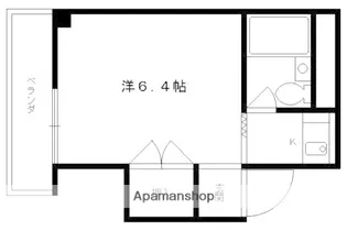 フラット6【401号室】の間取り