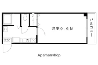 ナベル錦【205号室】の間取り