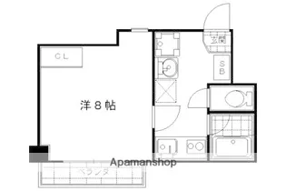 シャントール二条【905号室】の間取り