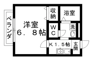 アーク舟岡【1階】の間取り