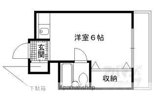 カーサ桃山【3階】の間取り