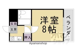モンシャトー【202号室】の間取り