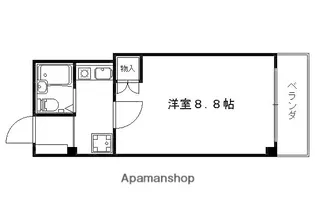 エスポワール川向【402号室】の間取り