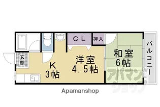 近建イレブン【505号室】の間取り