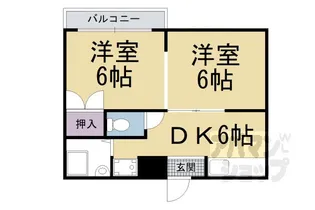 カサス【202号室】の間取り