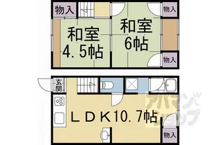 明星荘【5号室】の間取り