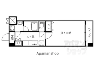 プラネシア星の子山科三条【903号室】の間取り