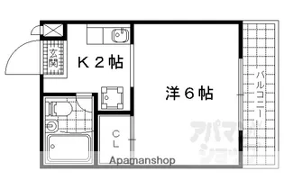 カティI【105号室】の間取り