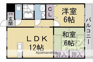 マンションFDK【403号室】の間取り