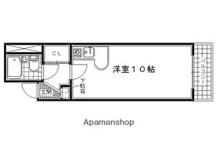 ジョイフル宇治【201号室】の間取り