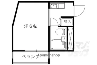 CASA22【201号室】の間取り