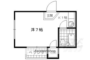 シティハイツ音羽【101号室】の間取り