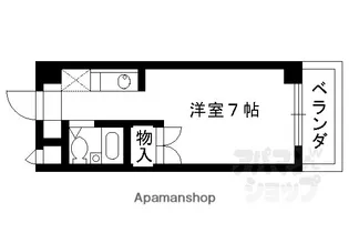 TOMONA【1441号室】の間取り