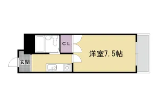 サンテラスリベーヌ【106号室】の間取り