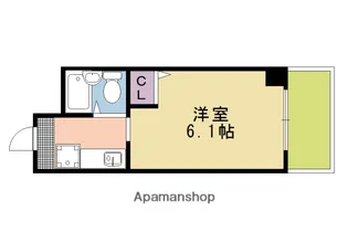エクラ山科【103号室】の間取り