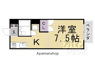 プロパティ99【102号室】の間取り