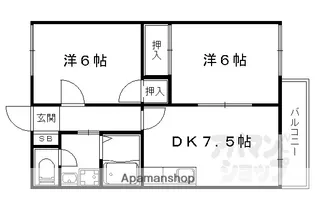ANET【202号室】の間取り