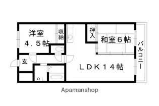 エクセレント墨染【301号室】の間取り