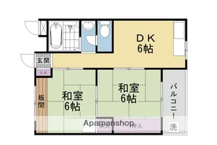 サンハイム笹野【201号室】の間取り