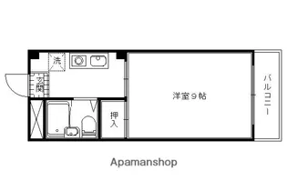 スクエア22【210号室】の間取り
