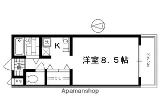 セリバ中久世【2階】の間取り