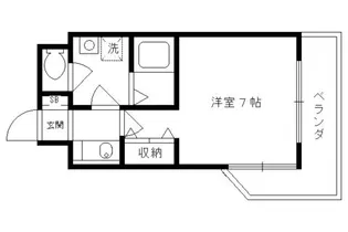 メゾンMINORU【606号室】の間取り