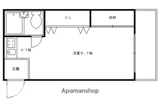 アースコート四ノ宮【306号室】の間取り