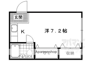 アースコート四ノ宮【205号室】の間取り