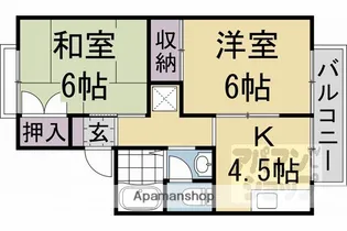 サンハイツフジタ【D-101号室】の間取り