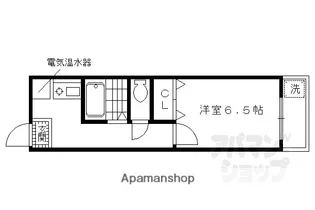 リバーサイド墨染【201号室】の間取り